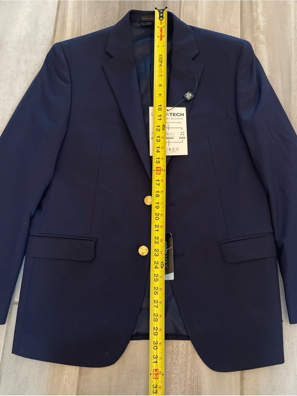 NWT Ralph Lauren Blazer 38R Navy Wool Blend 10 Pocket Old Money Heritage Preppy - Picture 5 of 15